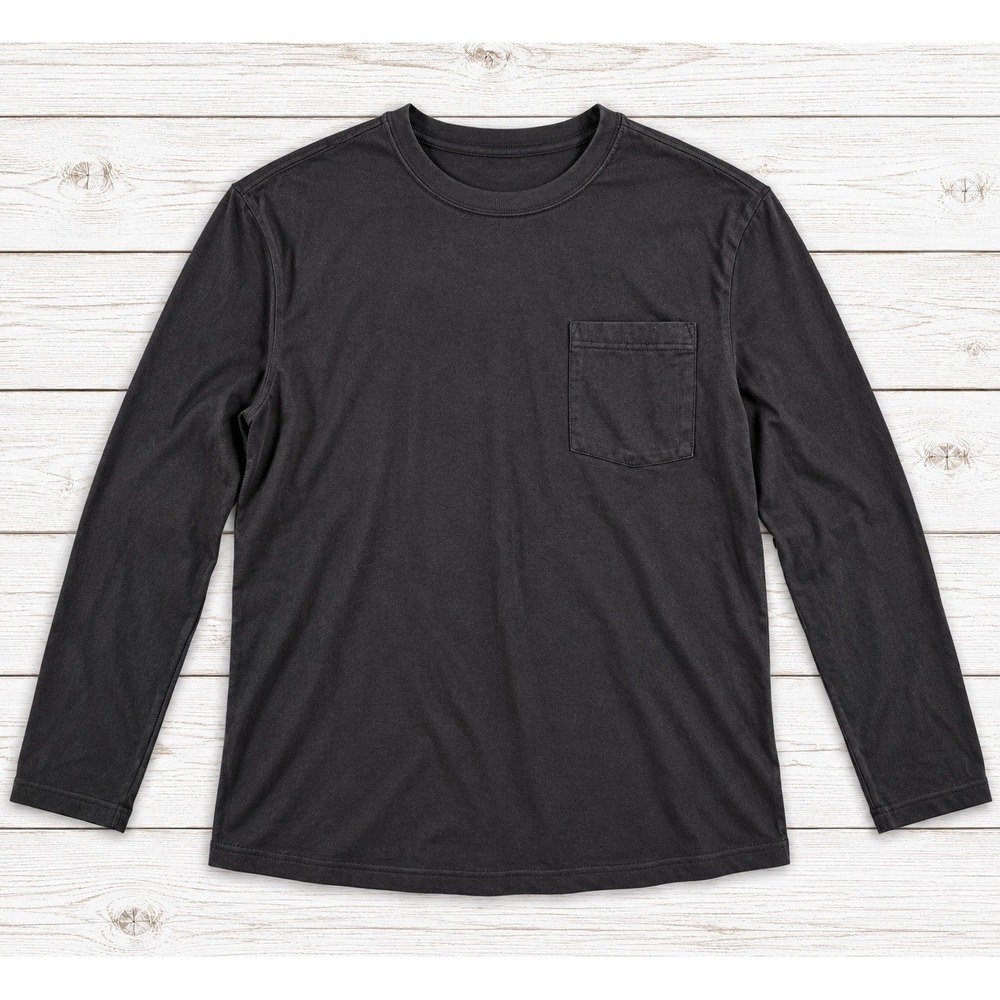 Genuine Dickies Long Sleeve Pocket Tee Black‎ Performance Workwear XL